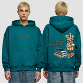 1057 "neue Kapitel" Abschluss Premium Oversize Hoodie beidseitig bedruckt
